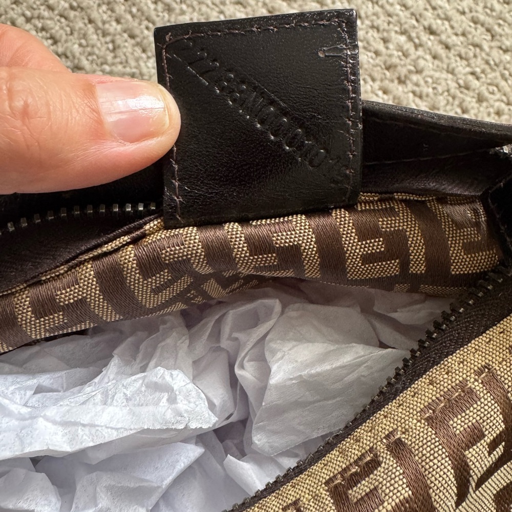 Vintage Fendi Zucchino Mini Pochette - Picture 11 of 11